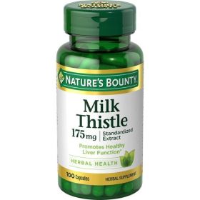 Nature's Bounty Milk Thistle Capsules; 175 mg; 100 Count