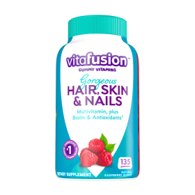 Vitafusion Gorgeous Hair; Skin & Nails Multivitamin; plus Biotin and Antioxidant Gummy Vitamins; 135 Count