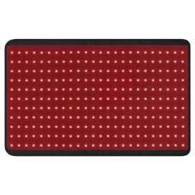 VEVOR Red Light Therapy for Body, 264 LEDs Light Therapy Pad with Controller, 10Hz Pulse, 5-30 Min Timer