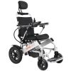 VEVOR Electric Wheelchair for Adults Seniors, 300 lbs Weight Capacity, 17.7 in Width Lightweight Foldable Motorized Power Wheelchairs