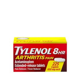 Tylenol 8 Hour Arthritis & Joint Pain Acetaminophen Caplets; 225 Count