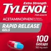 Tylenol Extra Strength Acetaminophen Rapid Release Gels; 100 ct