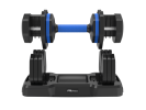 Adjustable Dumbbell - 55lb x2 Dumbbell Set of 2 with Anti-Slip Handle, Fast Adjust Weight by Turning Handle with Tray