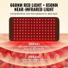 VEVOR Red Light Therapy Pad, 120PCS 3-Chip LED Light Therapy Pad, 660nm & 850nm Dual Wavelengths Light Therapy for Back Shoulder Neck Pain Relief