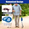 Lightweight Adjustable Folding Cane Seat with Light